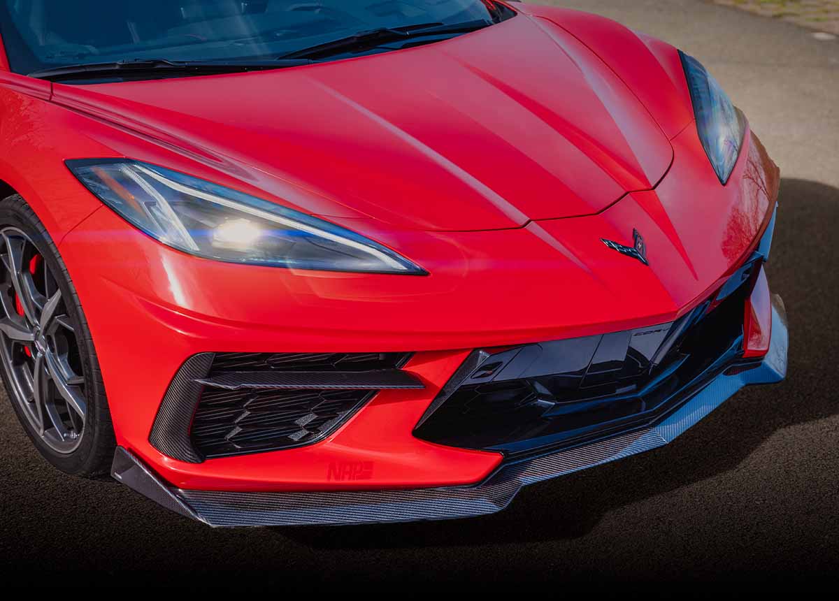NAP Exclusive Corvette C8 Carbon Bodykit front 3