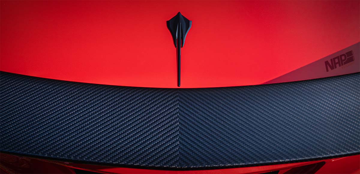NAP Exclusive Corvette C8 Carbon Bodykit rear wing 0