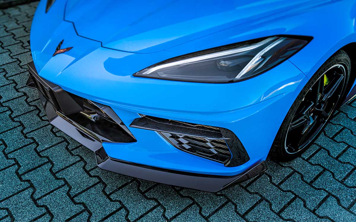 NAP Exclusive Corvette C8 Carbon Bodykit black Front 7
