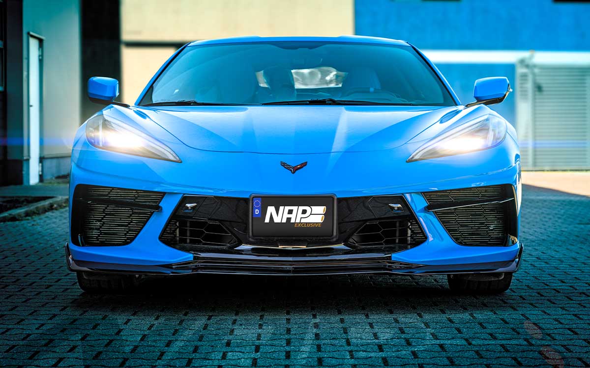 NAP Exclusive Corvette C8 Carbon Bodykit black Front 8